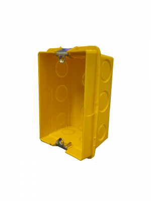 503L BTICINO Amarilla Caja-Empotrar 106x71x52mm Para-Tubo-5/8-Pulgadas Muro-Concreto