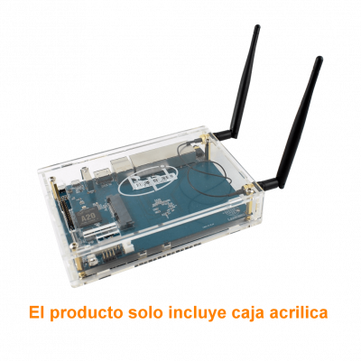 BPI-R1-CA BANANAPI Carcasa Armable de Acrílico Transparente para Placa BPI-R1