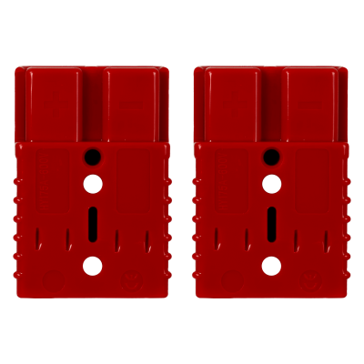 BTAA175 Terminal de Contacto Rojo 175A 12mm para Conector Anderson SB175, Paquete de 2 Unidades