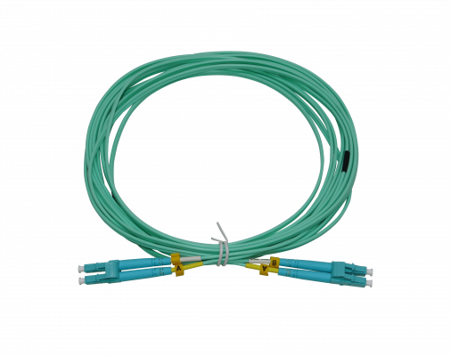 UOC-5 UBIQUITI Cable jumper de fibra óptica dúplex multimodo OM3 LC-LC de 5 metros, diámetro 2mm, núcleo 50/125µm