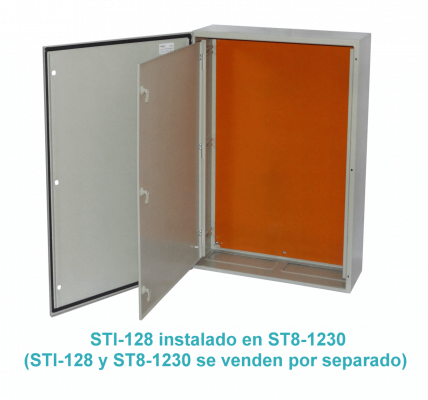 STI-128 TIBOX 1200x800mm Contratapa para Cuadro ST8-1230 Tapa-interior Abatible