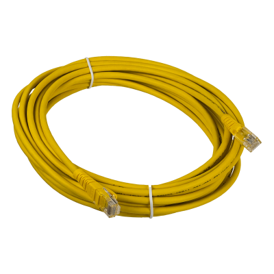 CPM-75L LINKMADE 7,5MT CAT5E AMARILLO LSZH CABLE DE PARCHEO MOLDEADO MULTIHILO 7.5