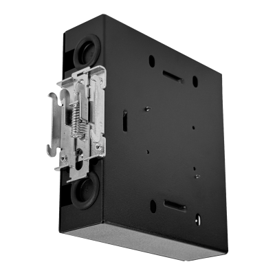 BOX-8DIN p/Riel-Din p/12-Mang req-Coplas NAP Caja IP20 Metalica Fibra Optica