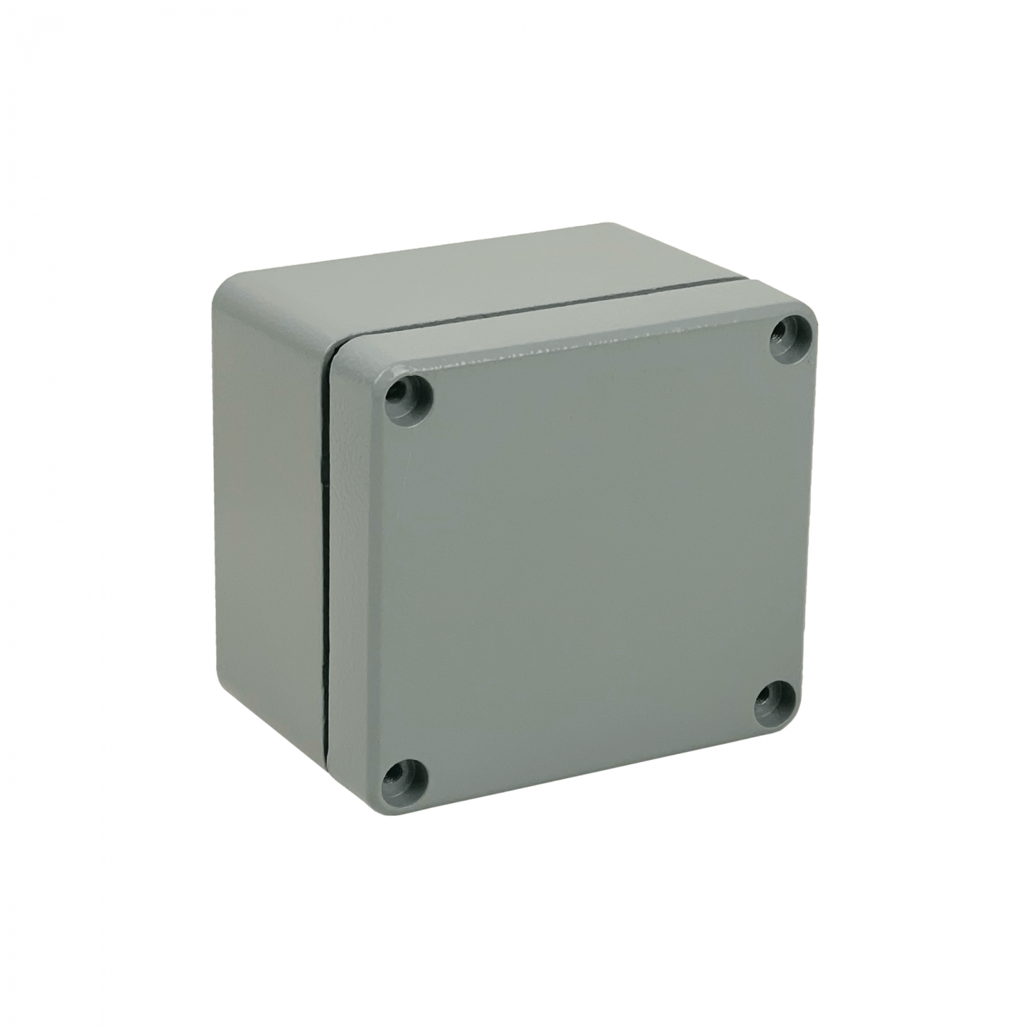 LV0807 Caja 80x75x59mm IP66 Aluminio Grueso 4-Tornillos 2-Aletas