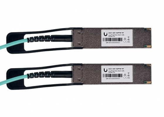 UA7-05 UI 5mt QSFP28-100Gbps Cable 3mm Fibra-MM Directa AOC-QSFP28-5M