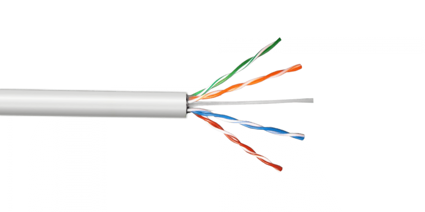 UC-C6-CMP UBIQUITI Cable de Red Par Trenzado No Apantallado Cat6 Interior Blanco 305m 23AWG 600MHz Caja