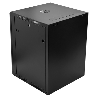 RK15-6L LINKMADE 15U 60CM-FONDO NEGRO INC-2U RACK PARED
