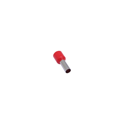 E10-12-R. Rojo 10,0mm2 12/21,5mm 100-unid AWG7 Ferrules Terminal Aislado Crimp