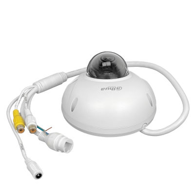 3541 DAHUA Cámara Compacta Domo 5MP Óptica Fija-2,8mm IP67 IK10 PoE RCA IR30mt WizSense