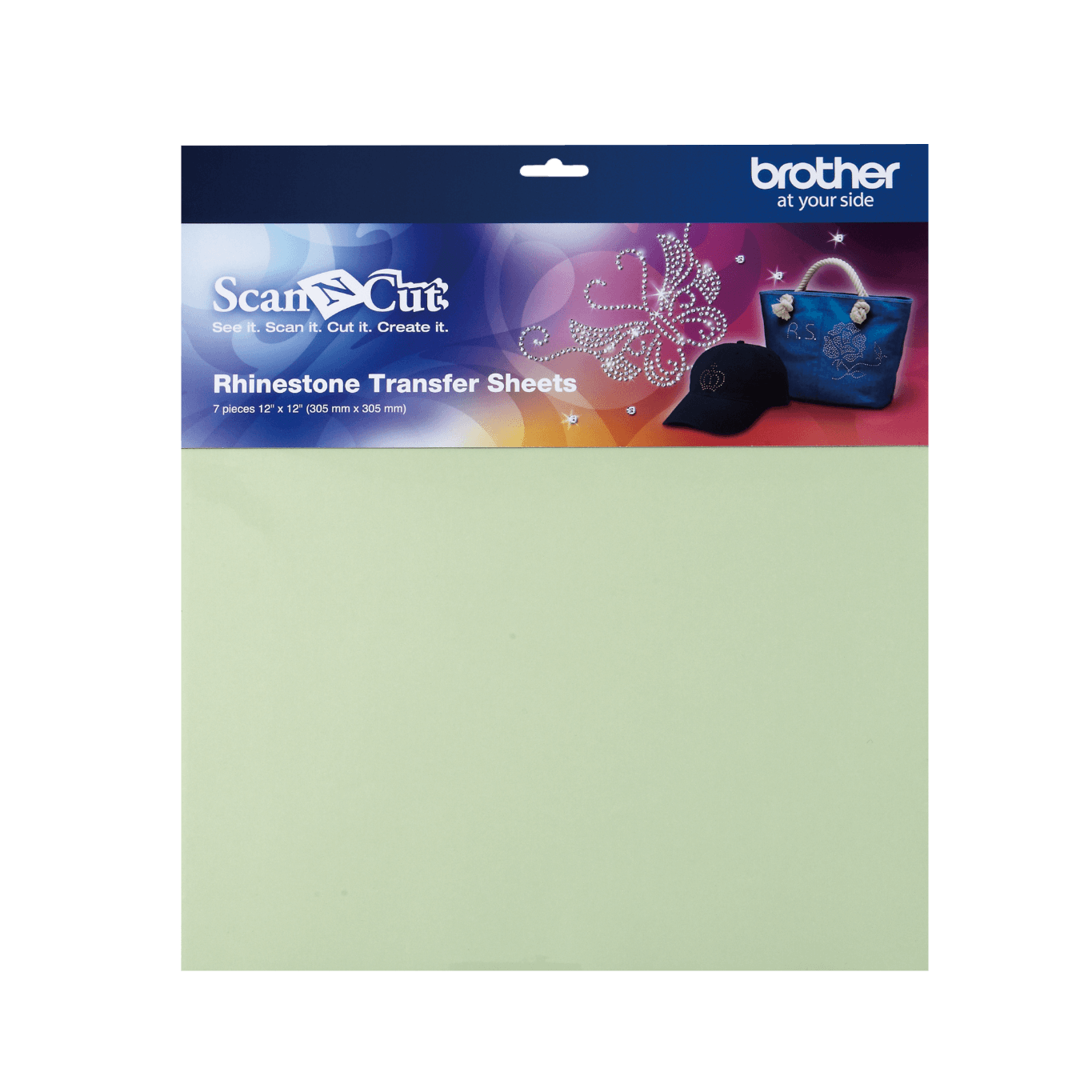 CARSTS1 BROTHER 7 Hojas 305x305mm Transfer Pedreria ScanNcut2 p/Plotter Corte