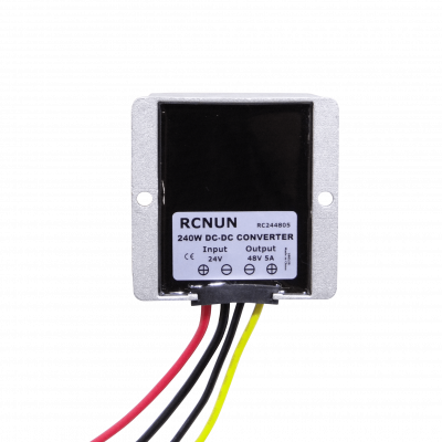 DCDC24-48V Transformador 240W entrada:20-32VDC entrada:24VDC salida:48VDC 5A IP68 Elevador Boost