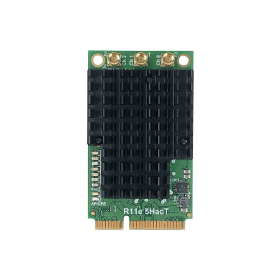 R11E-5HACT MIKROTIK 3-MMCX 28dBm MiniPCIe 5GHz-ac 4920-6100MHz QCA9880
