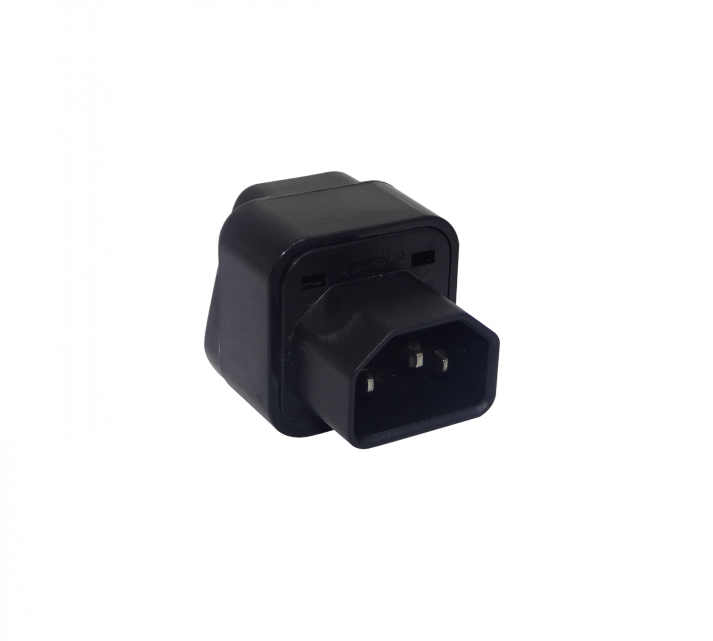 MULTI-C14 Adaptador Multinorma Macho C14 a Schuko-US 10A Sin Certificación