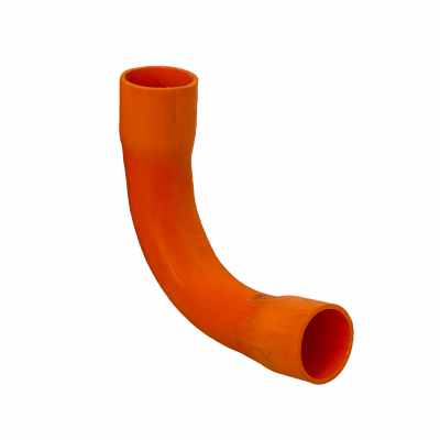 NVC20-C 20mm Codo PVC para Tubo Naranjo Certificacion SEC