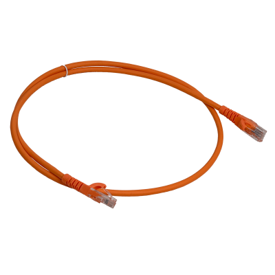 CPB-10L LINKMADE Cable de Parcheo CAT5E Naranja LSZH Moldeado Multifilar de 1 Metro
