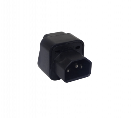 MULTI-C14 Adaptador Multinorma Macho C14 a Schuko-US 10A Sin Certificación