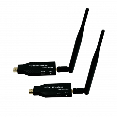 HDMI-50MT Extensor HDMI Inalámbrico 50 Metros 5,8GHz con Antenas Desmontables Full HD 1080p a 60Hz