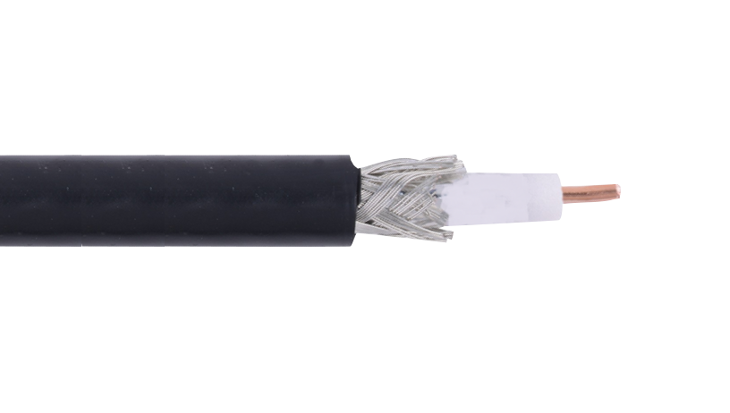 CCRG6N RG6 Negro 305 metros Bobina RG-6 Cable Coaxial 75ohm Aleación-CCS