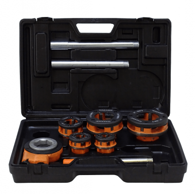 MK-0537 MAKAWA Terraja 1/2 a 2 Pulgadas Juego de Herramientas para Roscar Tubo EMT