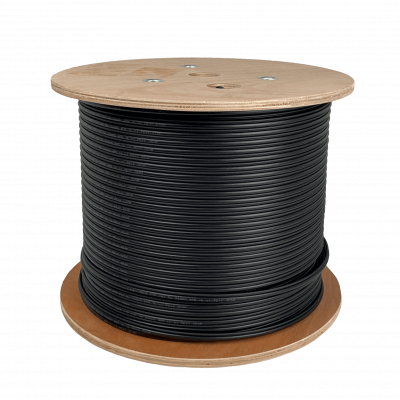 CBPL-FN3 LINKMADE 300mt F/UTP Negro Intemperie C/Mensajero Cat5E Unifilar Distancia-15m