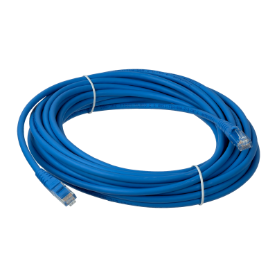 CP6A-100L LINKMADE Latiguillo de Red Multifilar Cat6 U/UTP Azul LSZH de 10 metros Moldeado