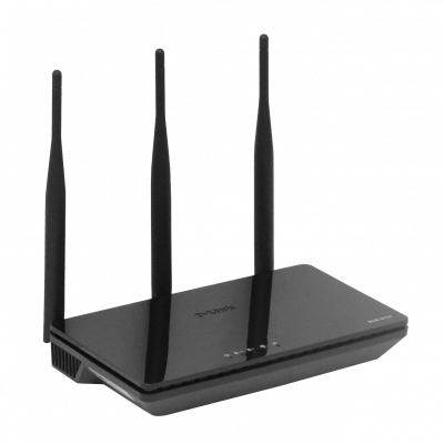DIR-819 Router inalámbrico D-LINK AC750, 433 Mbps en 5 GHz, 300 Mbps en 2.4 GHz, 3 antenas fijas, 4 puertos 100 Mbps, 1 WAN, fuente 12 V incluida
