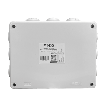 MGC-5 255x200x80mm Gabinete Hermético Blanco IP55 12-Bornes 4-Tornillos