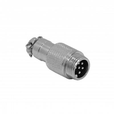 GX12MV-6 6-pin Macho Volante Conector GX12 Soldable Aviacion