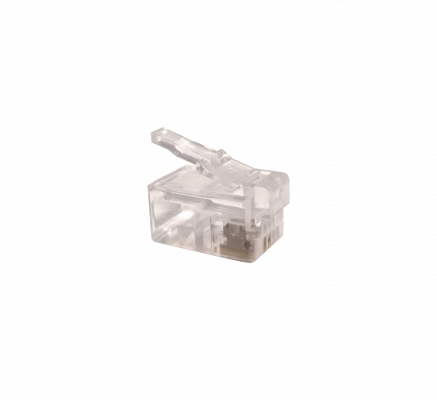 RJ9-10U 10 Piezas RJ9 RJ10 RJ22 Macho 4P4C-7,7mm Conector para Auricular Crimpable