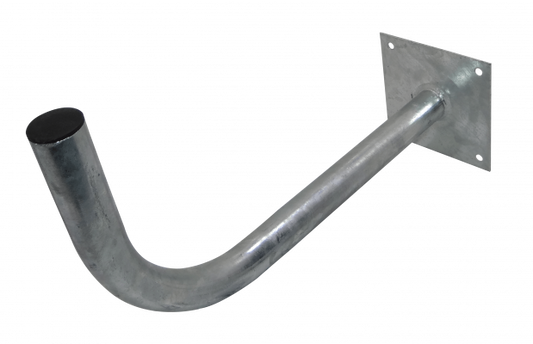 MEDIUMWALL Tubo-40mm Soporte Fierro Galvanizado base-15cm 45cm-a-Muro