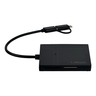 LECTOR-SDU ULINK Lector USB3.0 USB-A-C Multitarjeta SD mSD TF CF XD UL-RD500