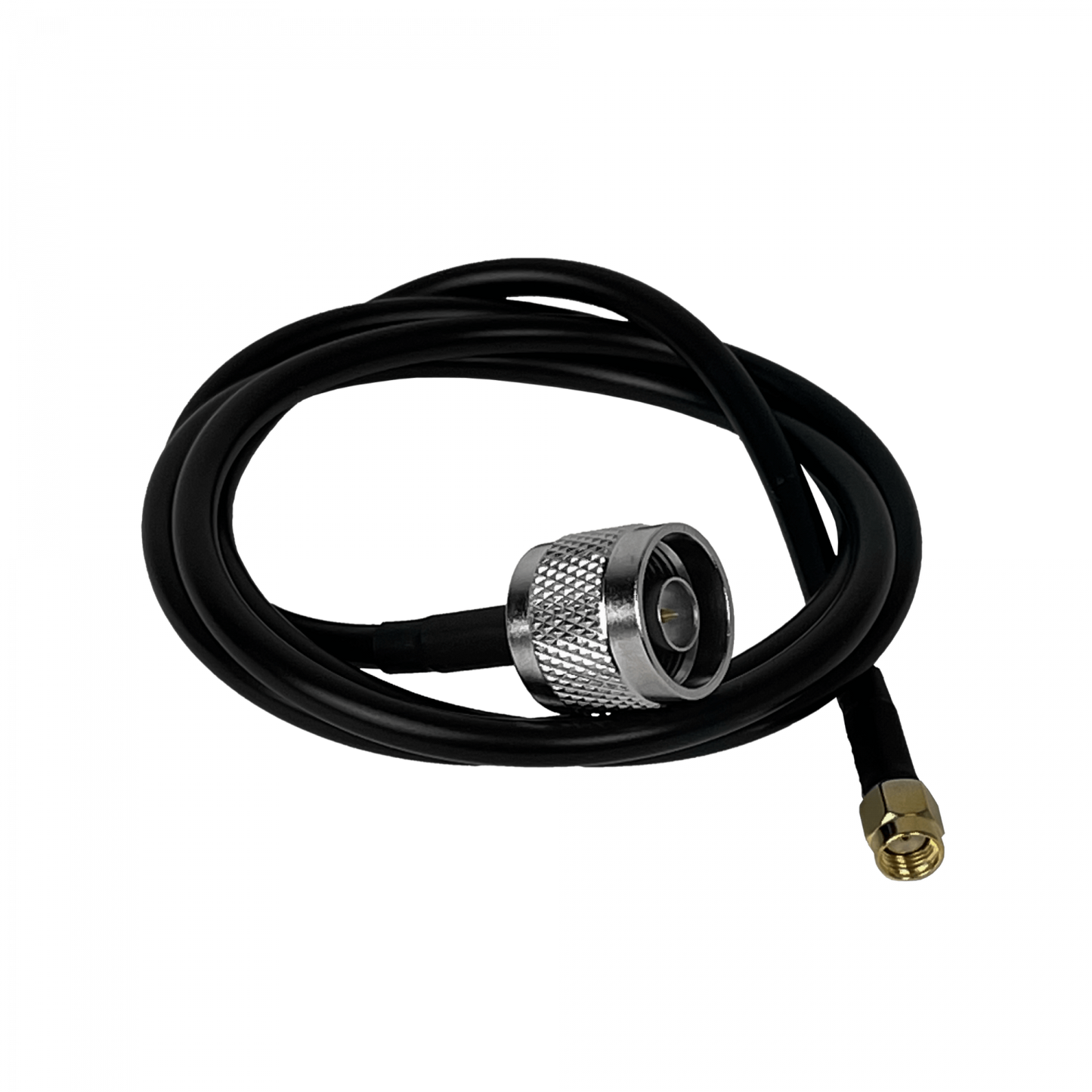 TL-ANT100PT 100cm 1mt RPSMA-Macho N-Macho RG58 LMR195 Cable Coaxial Negro