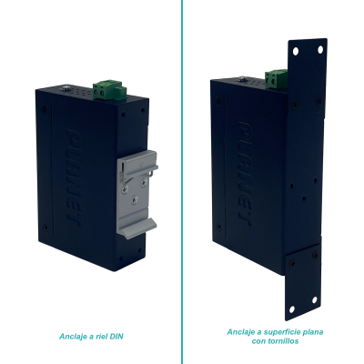IGT-815AT PLANET 1-1000 1-SFP Carril-DIN industrial Convertidor de Medios necesita-Fuente