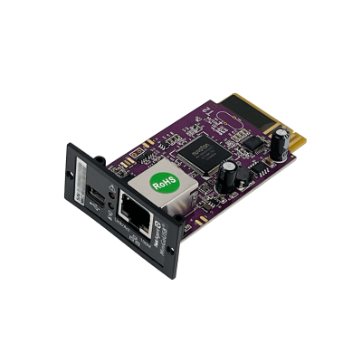 SNMP-13 ENERSAFE Tarjeta de Gestión SNMP Monofásica para ESOLT-E 1-40KVA IP 1-100 USB-Mini