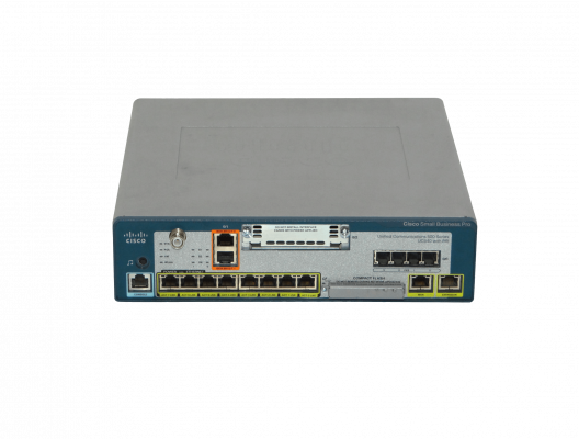UC540W-BRI-K9-REF CISCO IP-PBX 2-BRI-ISDN 4-FXS 8-PoE 1-RPTNC-2dBi Console WAN Refacc.