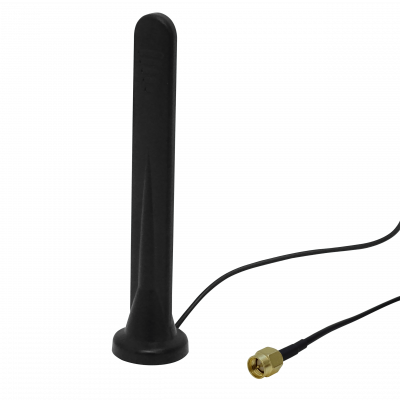 5G-15DBI Omni 600-6000mhz 5G/LTE .SMA-M Antena 16cm BaseMagnetic 15dBi Cable3mt