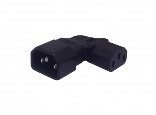 C13-C14-AP Conector Eléctrico Acodado Macho-C14 Hembra-C13 10 Amperios