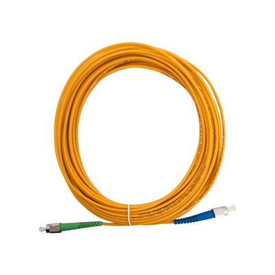 JFSFH12X 12mt FC/APC-FC/UPC Monomodo SM Simplex Cable de Fibra Óptica 9/125um 3mm
