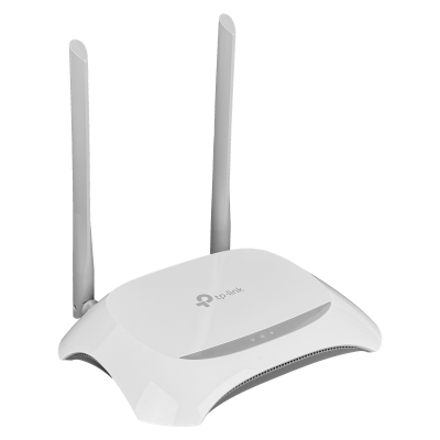 TL-WR840N TP-LINK Enrutador inalámbrico N-300mbps 2-Antenas-Fijas 4-puertos-LAN 1-puerto-WAN banda 2,4GHz