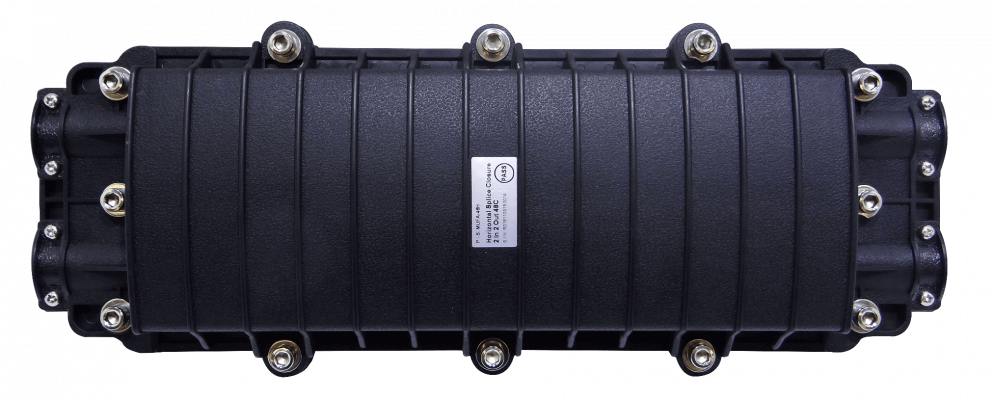 MUFA-48H Mufa Horizontal 2-in 2-out 48-Fusiones 440x210x95mm para Fibra Optica