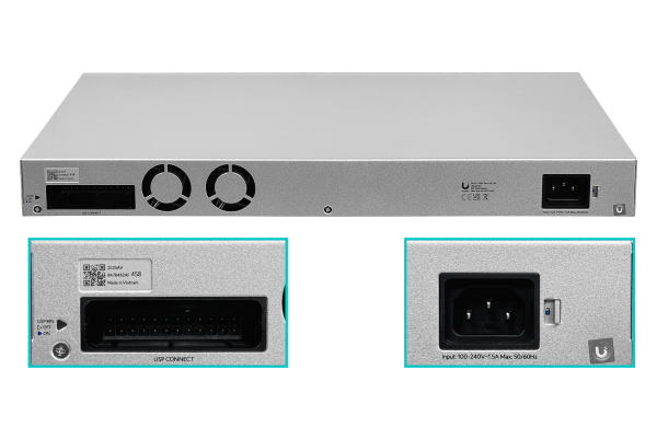 USW-PRO-HD-24 UBIQUITI 22-2500 2-10G 4-Puertos SFP+10G requiere-UniFi Conmutador L3
