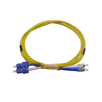 JFSCF2 2metros SC-FC MONOMODO SM DUPLEX LATIGUILLO CABLE FIBRA OPTICA 9/125um 3.0mm