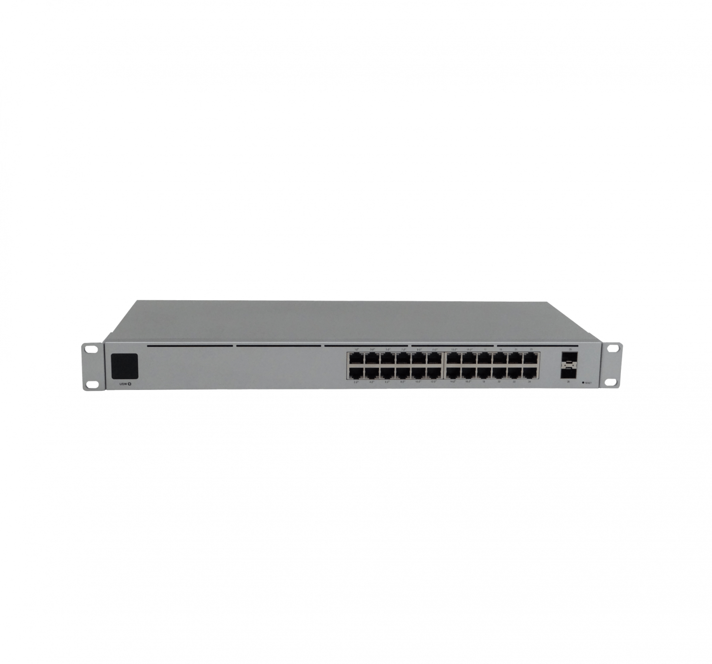 USW-24-POE-LIQ UBIQUITI DE SEGUNDA MANO Conmutador con presupuesto PoE total de 95W, 24 puertos 1000Mbps, 16 puertos PoE 802.3af/at de 48/52V, 2 ranuras SFP, requiere controladora UniFi