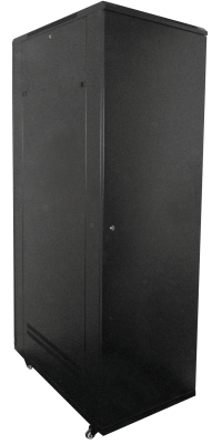 RK42-10VL LINKMADE Armario Rack 42U de 1000mm de Profundidad con PDU, Ventilación, Bandejas y Puerta Acristalada