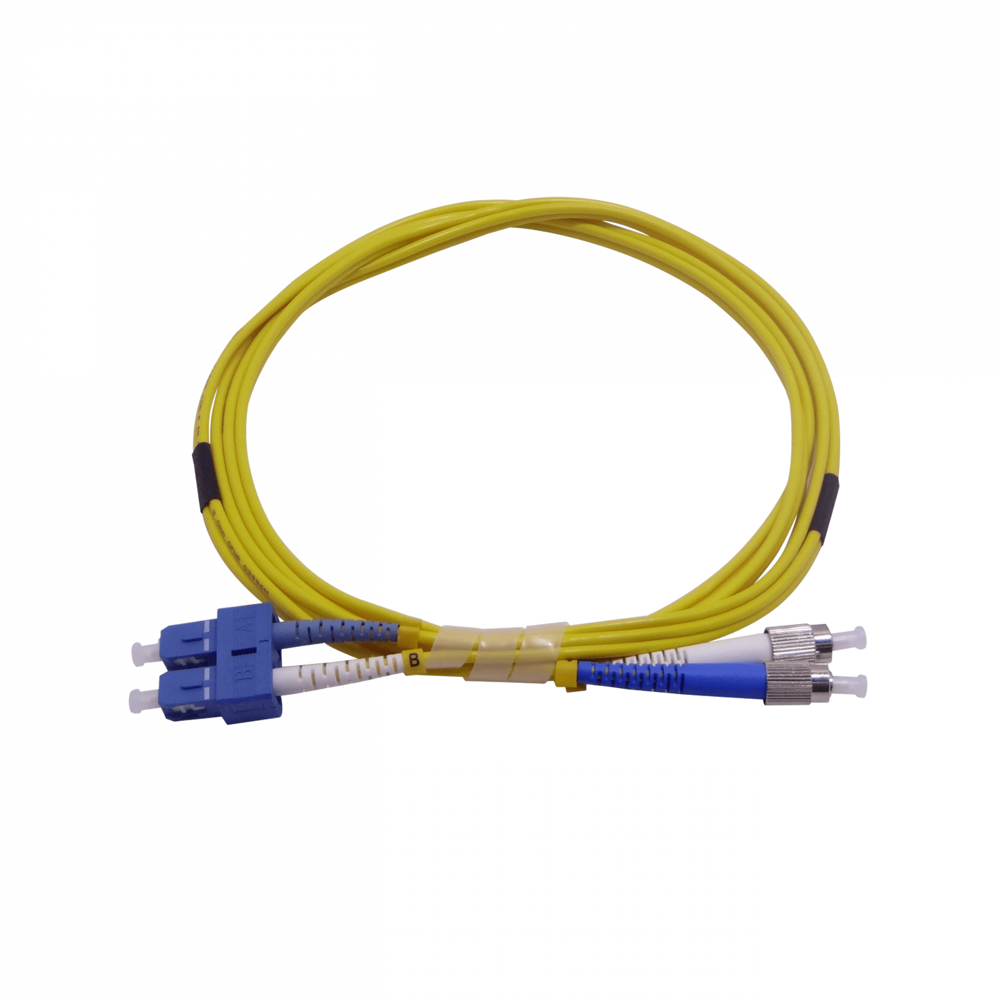 JFSCF2 2metros SC-FC MONOMODO SM DUPLEX LATIGUILLO CABLE FIBRA OPTICA 9/125um 3.0mm