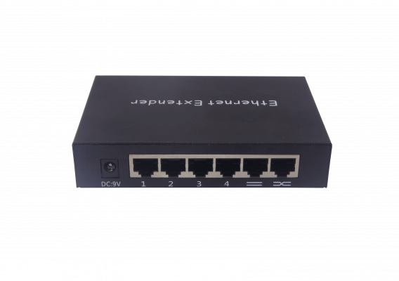 BOOSTER-ETH 4-10Mbps 1 enlace ascendente Concentrador Ethernet Repetidor 300-600 metros UTP 10BASE-T