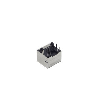 RJ45-PCB Conector Hembra RJ45 para Montaje en Placa de Circuito Impreso F/UTP 8P8C con 2 LEDs Integrados Soldable