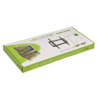 TV26-55 Soporte p/LCD/TV Tilt 26-55-Pulgadas Regulador-Nivel 50Kg-max +-15º