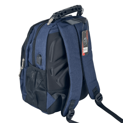 MOCHILE-A Mochila Azul Portátil 16-pulgadas 31x40cm Incluye-USB/Conector 3,5mm