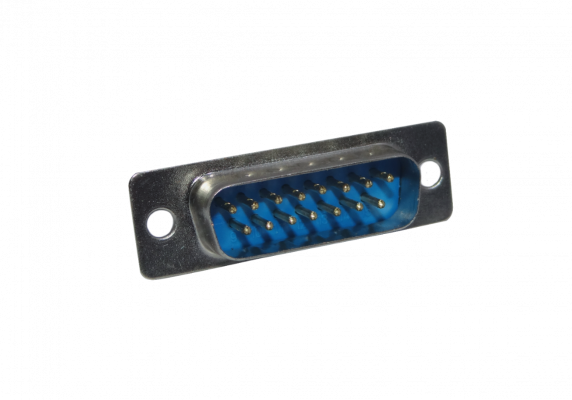 DB15-M Macho DA-15 DB15-Ancho(2-hileras) 39mm 15-pin Conector para Soldar sin/Cubierta